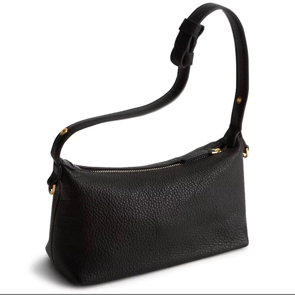NWT Vera Bradley Leather Roxbury Crescent Crossbody Handbag Moonless Night - Picture 2 of 8